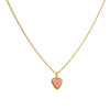 1 Letter Heart Chain Pink