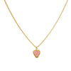 1 Letter Heart Chain Pink