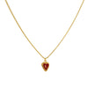 Cadena 1 Letra Heart Rojo