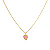 1 Letter Heart Chain Pink
