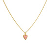 1 Letter Heart Chain Pink