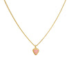 1 Letter Heart Chain Pink