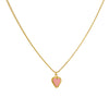 1 Letter Heart Chain Pink