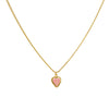 1 Letter Heart Chain Pink
